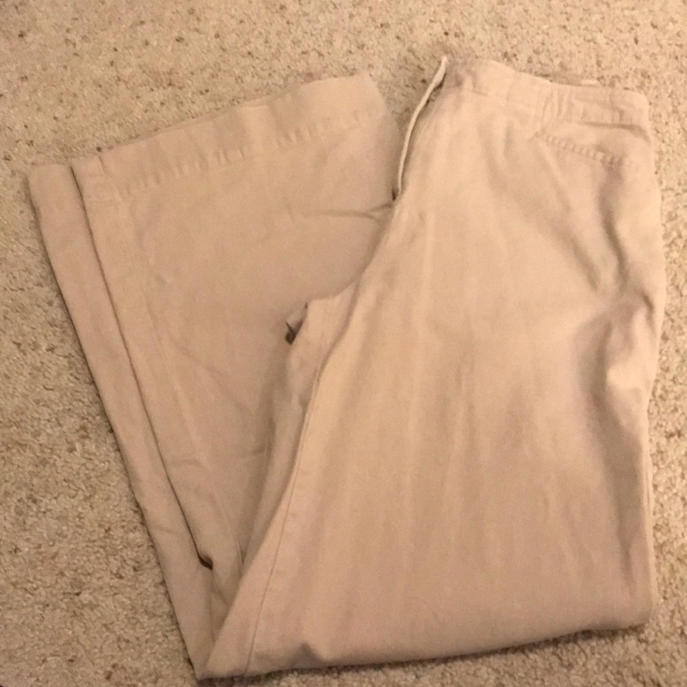 Very wide leg khakis